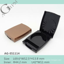 Charming Special Shape Rectangular Eye Shadow Case AG-ES1114, AGPM Cosmetic Packaging, Custom colors/Logo